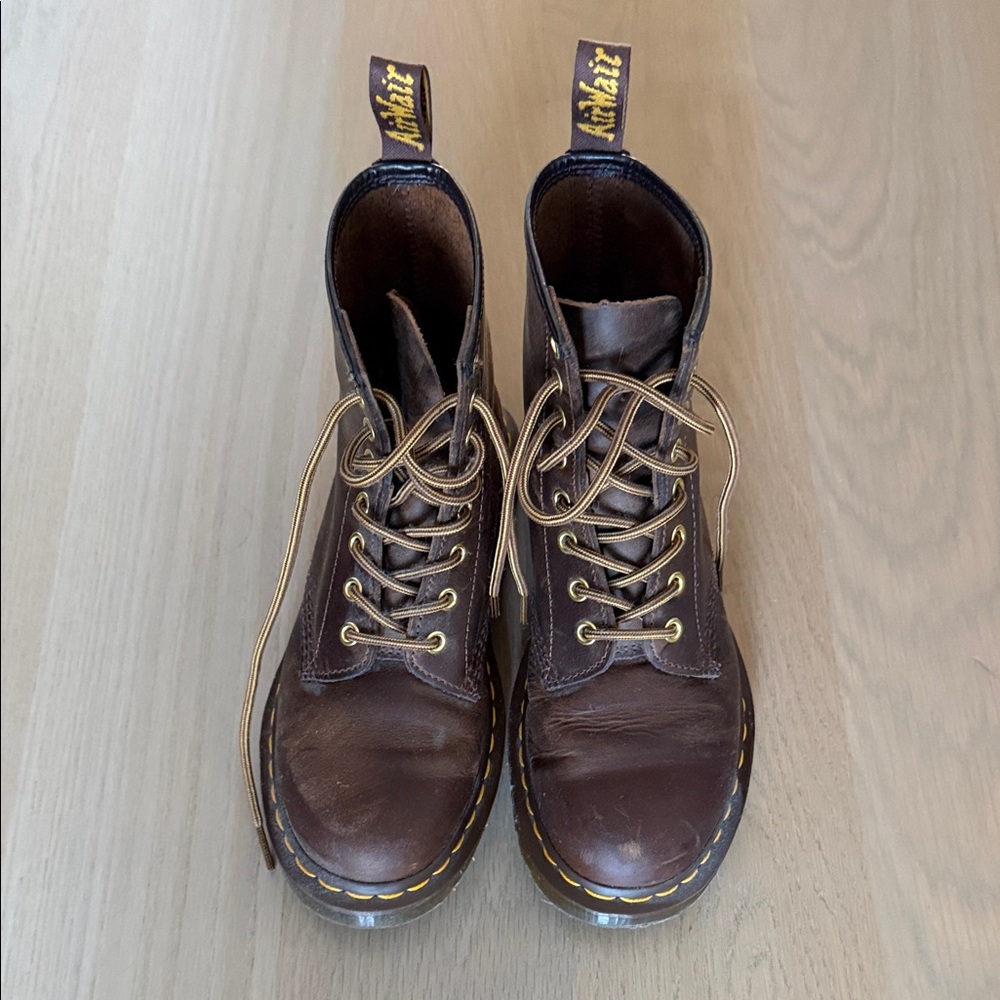Dr. Martens Leather Lace-Up Boots
